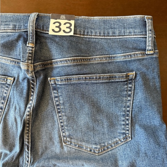 NWT Gap Women’s True Skinny Mid Rise Stretch Blue Jeans with Washwell Size 33 L - Picture 5 of 8